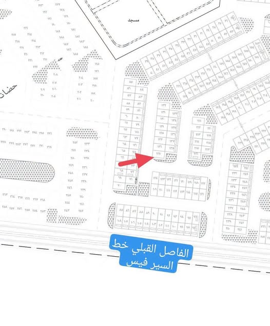 للبيع قطعه ارض بالحى٢٢مجاوره ٢ناصيه ٣وجهات مساحة ٢٠٩متر