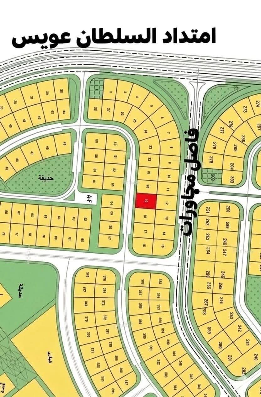 قطعة ارض للبيع  اسكان مميز بالحي 31 مجاورة 3 قطعة رقم 19 مساحه 560م